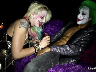 Harley Quinn Leya takes the Joker's BBC