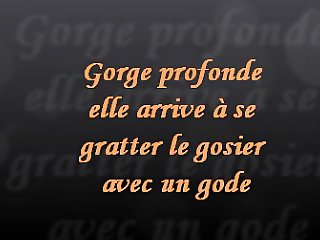 Gorge profonde avec son sextoy