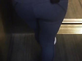 Mall employee leggings