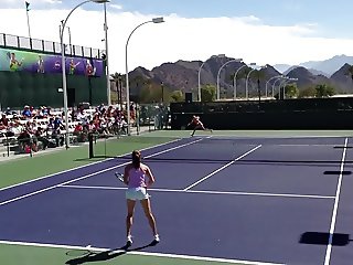 Agnieszka Radwanska practice video