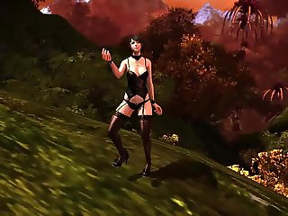 Tera Human Lingerie Dance