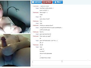 Chatroulette: Her Eyes And Boobs Want My Dick