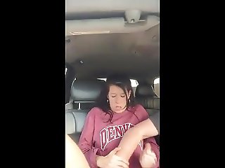 Sunday drive finger bang orgasm